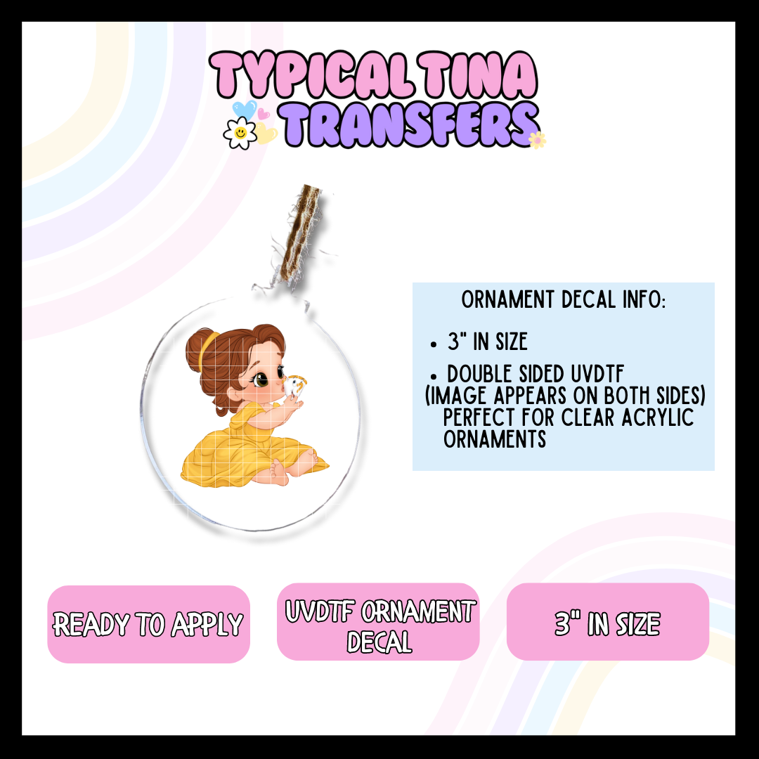 Princess B | 3" Ornament Decal